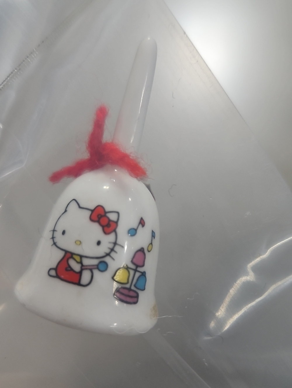 Vintage Sanrio Hello Kitty 1976 Tiny Bell (1.5-2”)
